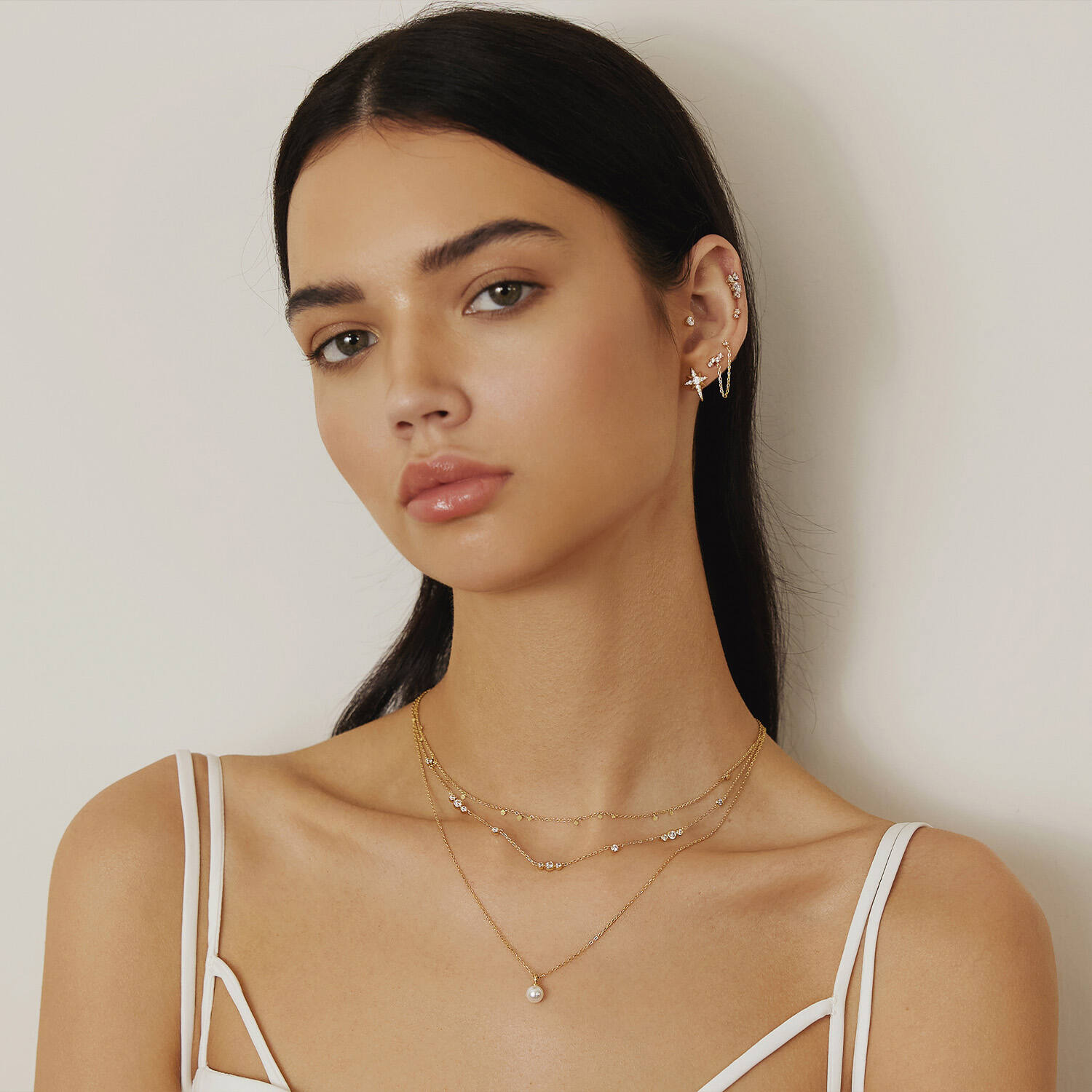  Chill Voyager - Link necklaces - Silver / 14kt GP - 45cm